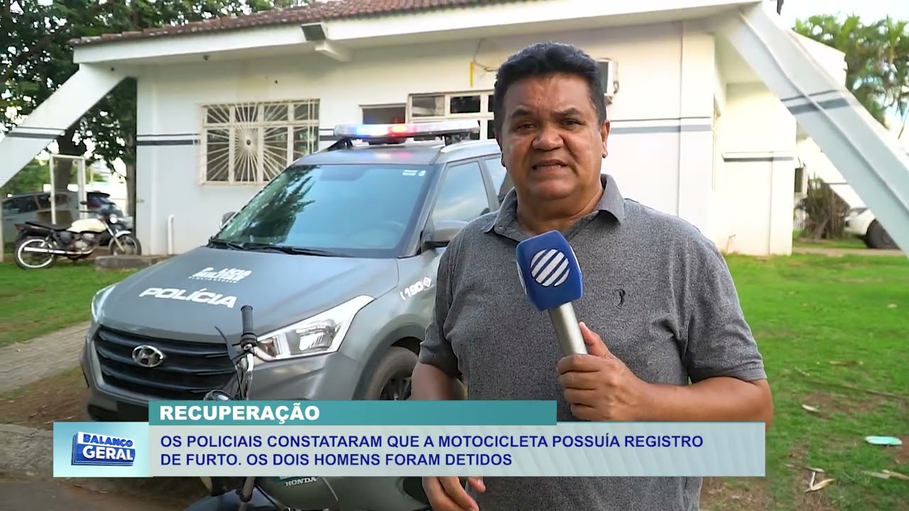 Cavalaria recupera moto suspeita de ser usada na fuga de criminosos de latrocínio tentado