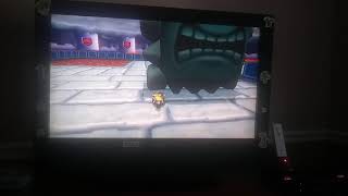 What happens when you get smashed by a Thwomp in Mario Kart Wii