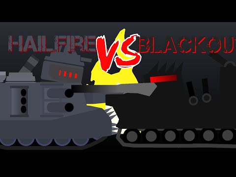 Gladiator battles: Hailfire VS Blackout - Cartoons About Tanks