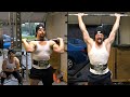 EASY Push Press PR! 235lbs x 5 @ 160 (Overhead Press Motivation)