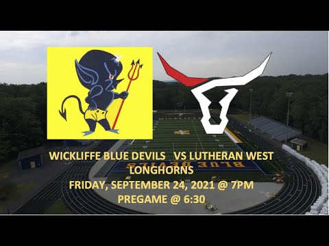 The Wickliffe Blue Devils host the Lutheran West Longhorns