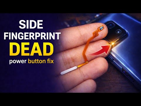 Side Fingerprint Sensor Not Working? 🔥 Replace Power Button Fingerprint | Xiaomi Redmi POCO