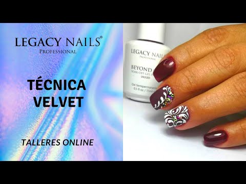 TÉCNICA VELVET  │ TALLER DE UÑAS │ LEGACY NAILS