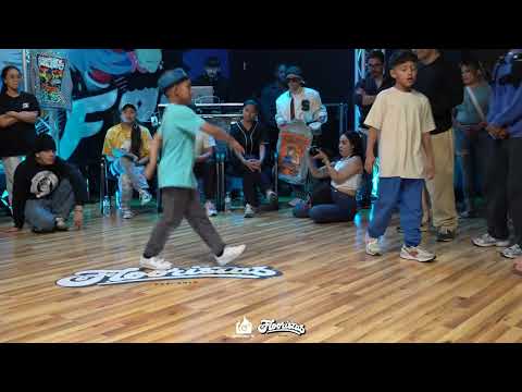 Flooristas 8yr Anniversary x 1vs1 Kids Final Battle - Bboy Kino vs Bboy Bam Bam