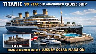 titanic 99 Year Old Abandoned Cruise Ship Transformed Into a Luxury Ocean Mansion