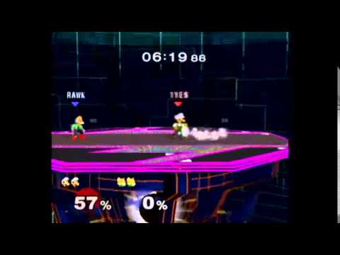 SSBM Kawaii-Kun (Luigi) vs WaifuBodyPillow (Fox)