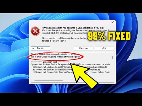 Just in Time JIT Debugger Instead Of This dialog box in Windows 11 / 10 / 8 / 7 - How To Fix Error ✅