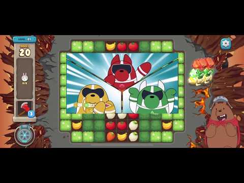We Bare Bears episode 5 - We Bare Bears Match3 Repairs - Gameplay Walkthrough Cartoon Network