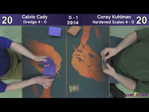 Calvin Cady (Dredge) vs Corey Kuhlman (Hardened Scales) - Sunday Night Modern 2/24/19