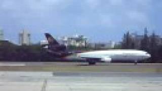 preview picture of video 'San Juan Intl airport. MD-11 UPS SHORT TAKE OFF'