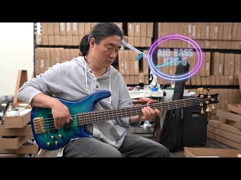 AIO Wolf KTB-5 Bass - Blue Burst GS-001 image 18