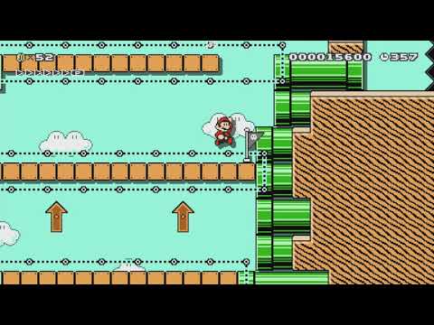 Climbing the pile of pipes by Igel - Super Mario Maker - No Commentary 1bm