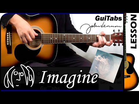 How to play IMAGINE ✌ - John Lennon 👓 / GUITAR Lesson 🎸 / GuiTabs N°157