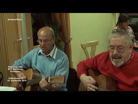 Gitarrengruppe im MTV Sportheim Pirmasens -  Hüttenmusik 27  -   30 .09 .2010
