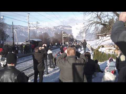 ÖGEG Dampfsonderzug | Scheinanfahrt in Oberndorf in Tirol