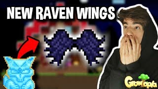 TRYING TO GET NEW RAVEN WINGS!! | Growtopia