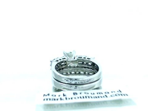 Mark Brouamnd- 3.05ct Princess Cut Diamond Engagement Anniversary Ring & Wedding Set- www.markbroumand.com
