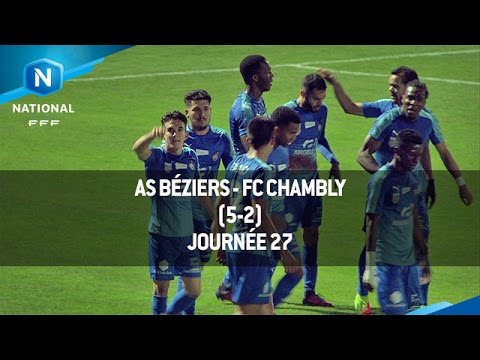 J26 : AS Béziers - FC Chambly (5-2), le résumé
