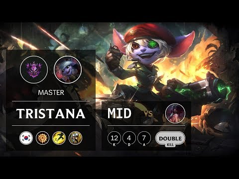 Tristana Mid vs Akali - KR Master Patch 9.23