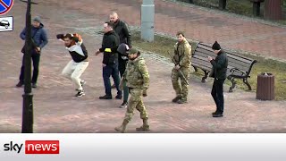 [討論] 烏克蘭防衛部隊逮捕第五縱隊畫面