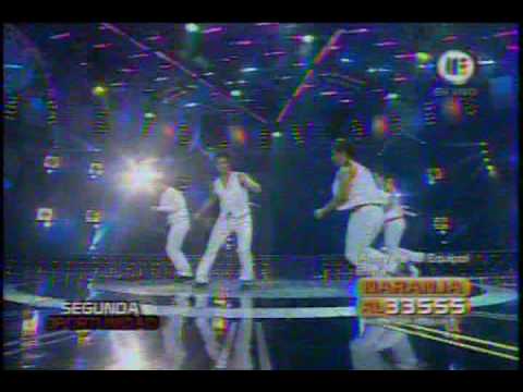 reto baile Equipo 6 naranja Cesar,Israel,Manuel y Sebastian en segunda oportunidad Sexto concierto