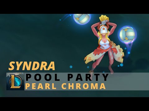 Pool Party Syndra Pearl Chroma - League Of Legends