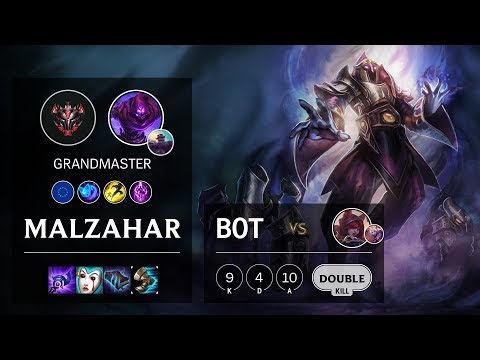 Malzahar Bot vs Xayah - EUNE Grandmaster Patch 10.5