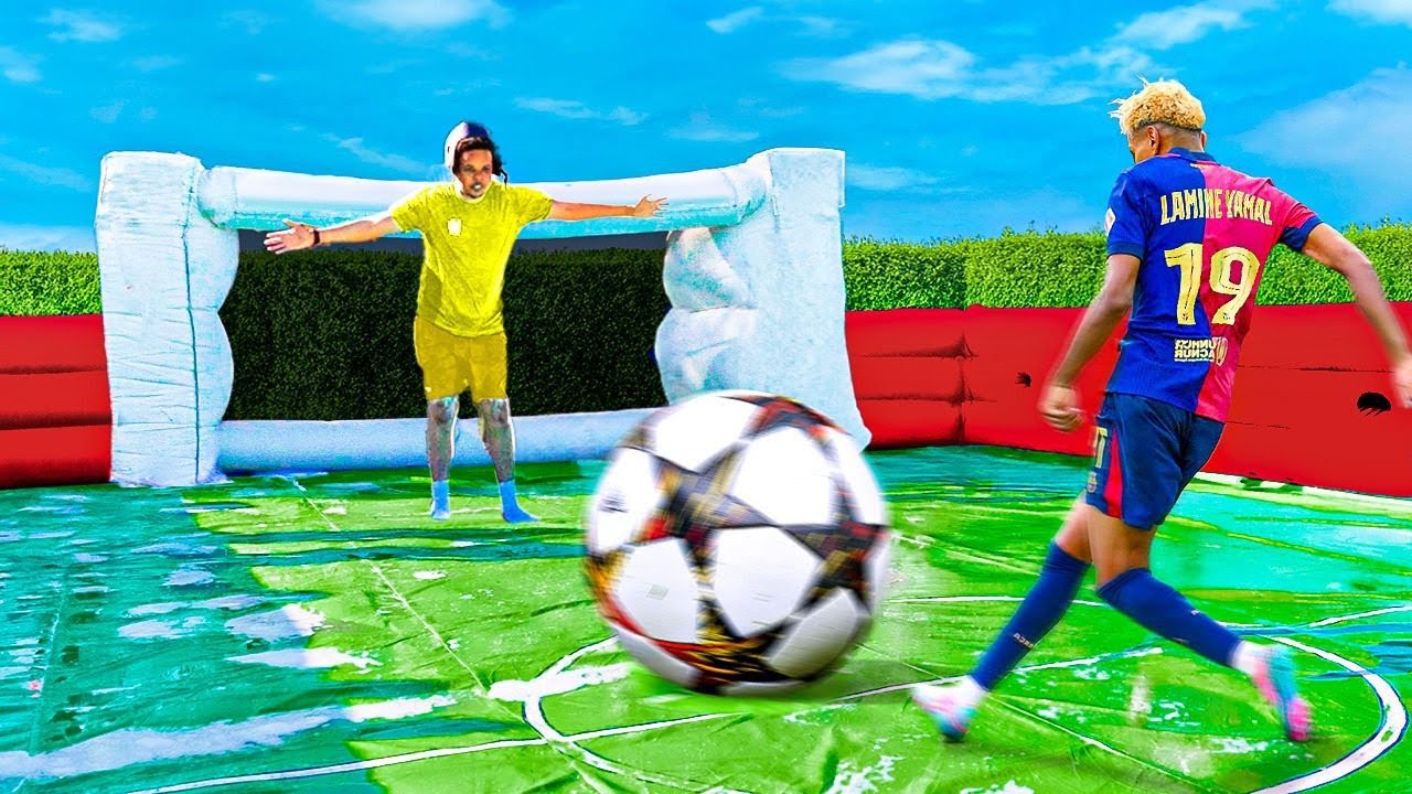 WORLD’S BIGGEST SLIP N SLIDE CHAMPIONS LEAGUE FOOTBALL MATCH