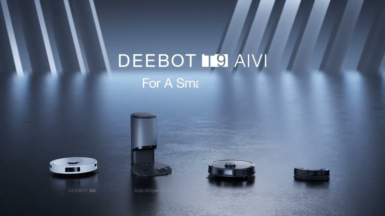 ECOVACS DEEBOT T9 AIVI plaunantis dulkių siurblys robotas