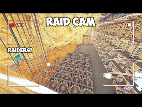 Ark PVP Raid Cam - 4 Raids in 1 Raid Cam! Fjordur, Center And Island!
