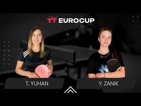 15:30 Tetiana Yuhan - Yulianna Zanik 02.12.2023 Euro.Cup Women Ukraine Master. TABLE 3