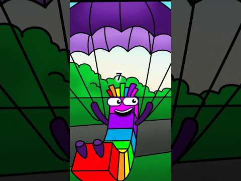 NB 7 ist nach dem Fallschirmspiel sicher gelandet #shorts #animation