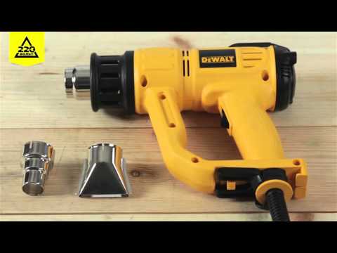 Пистолет за горещ въздух DEWALT D26414 с  ЛСД дисплей