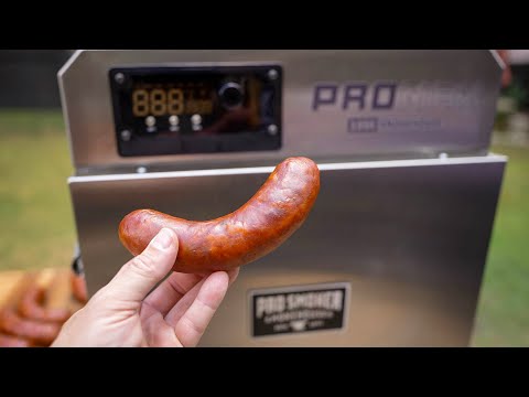 Mac N' Cheese Bratwurst auf dem Pro Smoker Pro Max 100 S