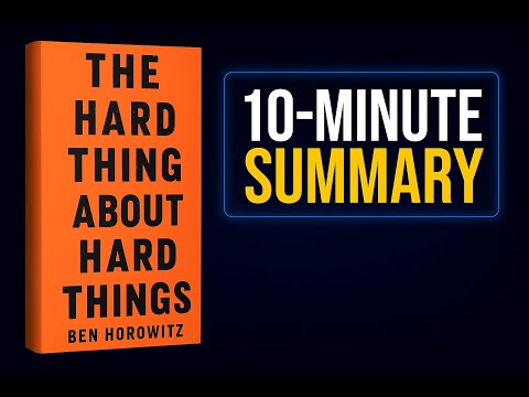 The Hard Thing About Hard Things by Ben Horowitz