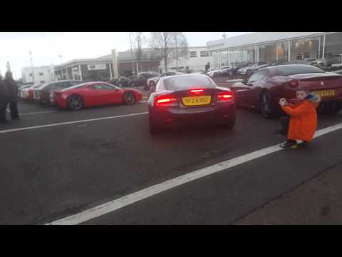 Aston Martin DB9 GT LOUD start up rev and acceleration