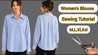 Looking for an Easy Blouse Sewing Tutorial? ✂️ This Video Is Made for You! | Simple & Easy