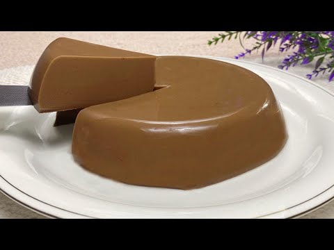 Nur Milch und Schokolade! Leckeres Dessert ohne Gelatine und Backen schnell und lecker!