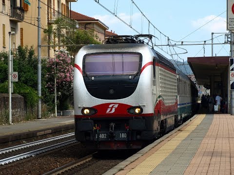 E402.180 FB in testa all'intercity 674 da Livorno a Milano in partenza da Chiavari !!!