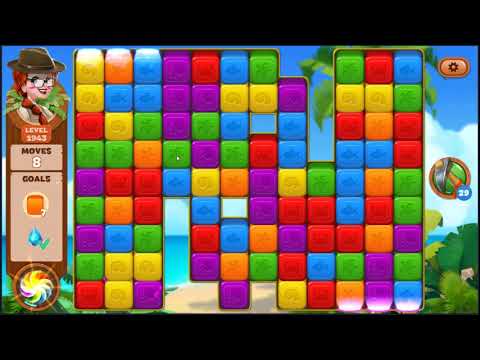 Lost Island Blast Adventure Level 1943 - NO BOOSTERS 🏝️ | SKILLGAMING ✔️