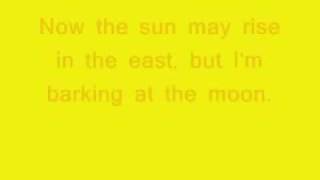 barking at the moon lyrics