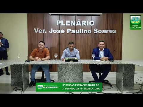 3ª Sessão Extraordinária do 2º Período da 15ª Legislatura | 8 de Julho de 2026