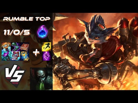 Rumble Top vs Urgot - NA Grandmaster Patch 14.5.1