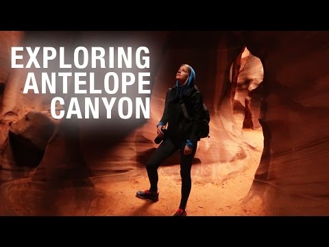 WALKING THROUGH ANTELOPE CANYON | DAY TRIP