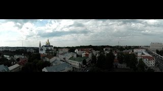 preview picture of video 'Вид на Витебск с городской Ратуши (View from the town hall in Vitebsk)'