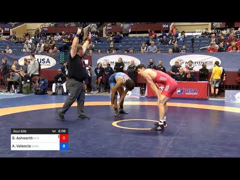 74 Kg Consolation Branson Ashworth Wyoming Wrestling Reg Training Ctr Vs Anthony Valencia Sunkist