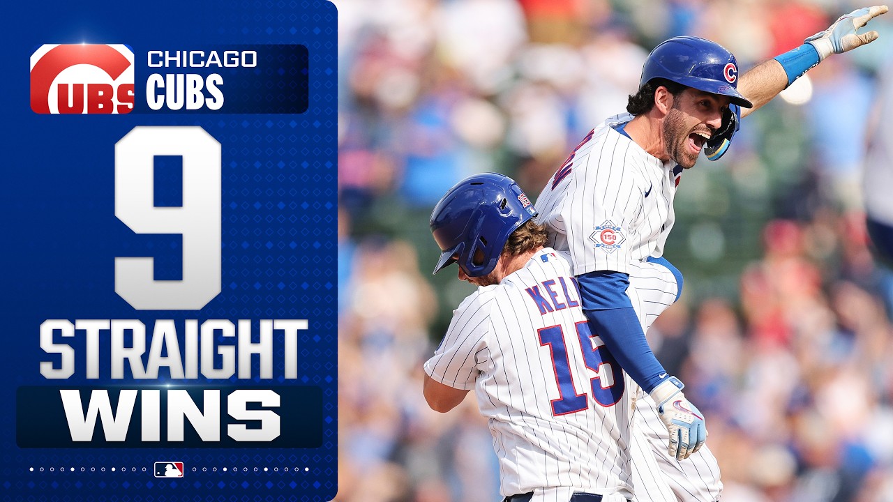 Cubs WALK IT OFF to win their 9TH STRAIGHT GAME! 🐻😲 (Ft. Dansby Swanson's CLUTCH walk-off knock!)