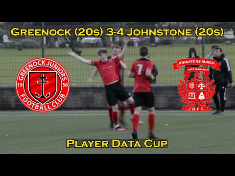 HIGHLIGHTS: Greenock Juniors (20s) 3-4 Johnstone Burgh (20s) - Player Data Cup - 11/08/23