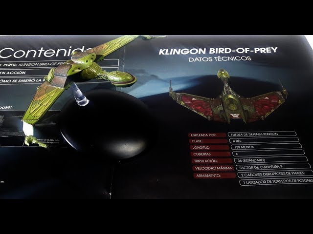 Vídeo relacionado con Eaglemoss Star Trek Discovery Starships Collection - Klingon Bird-of-Prey Starship