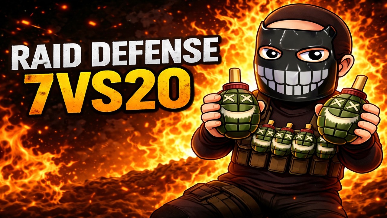 7vs20 RAID DEFENSE - RUST FR